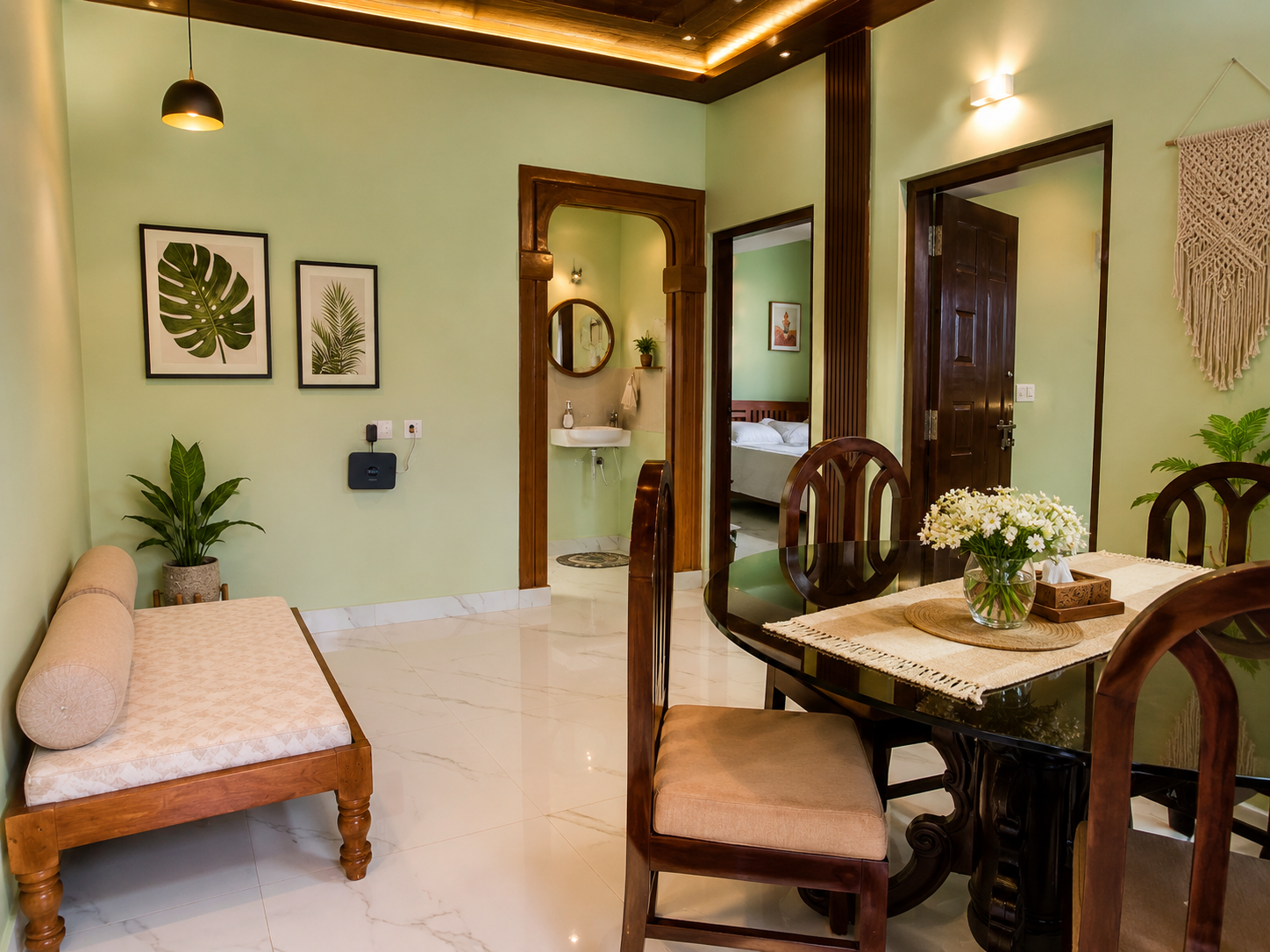 Dining at Sili Homestay